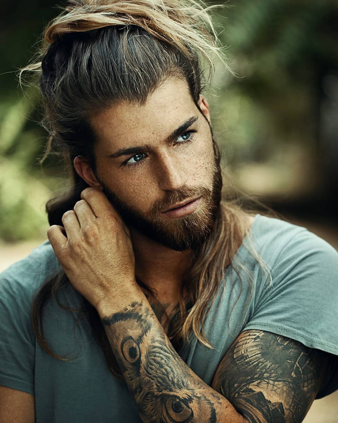 Long Hairstyles for Men Photo №28