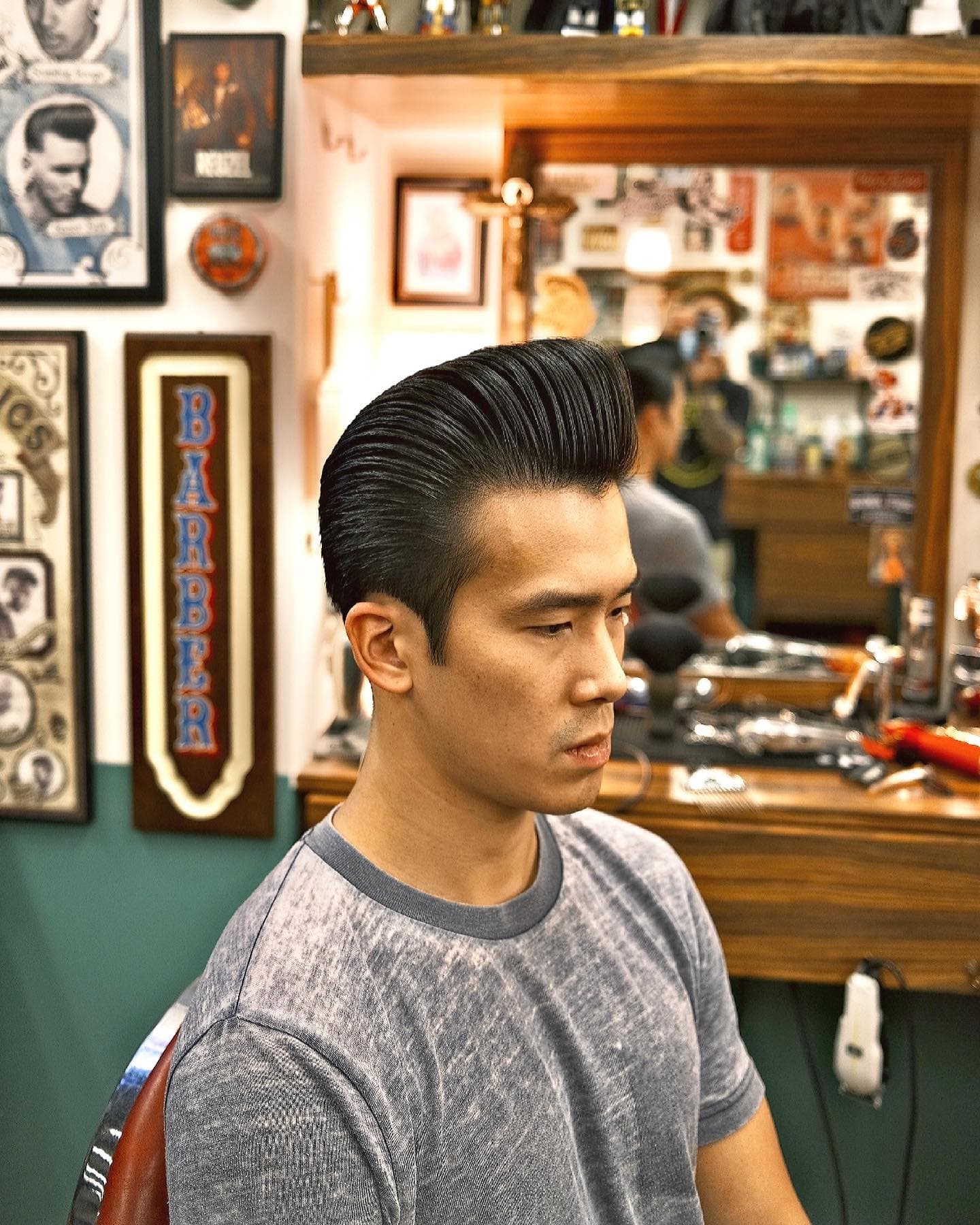 Men's Slick Back Haircuts Photo №19