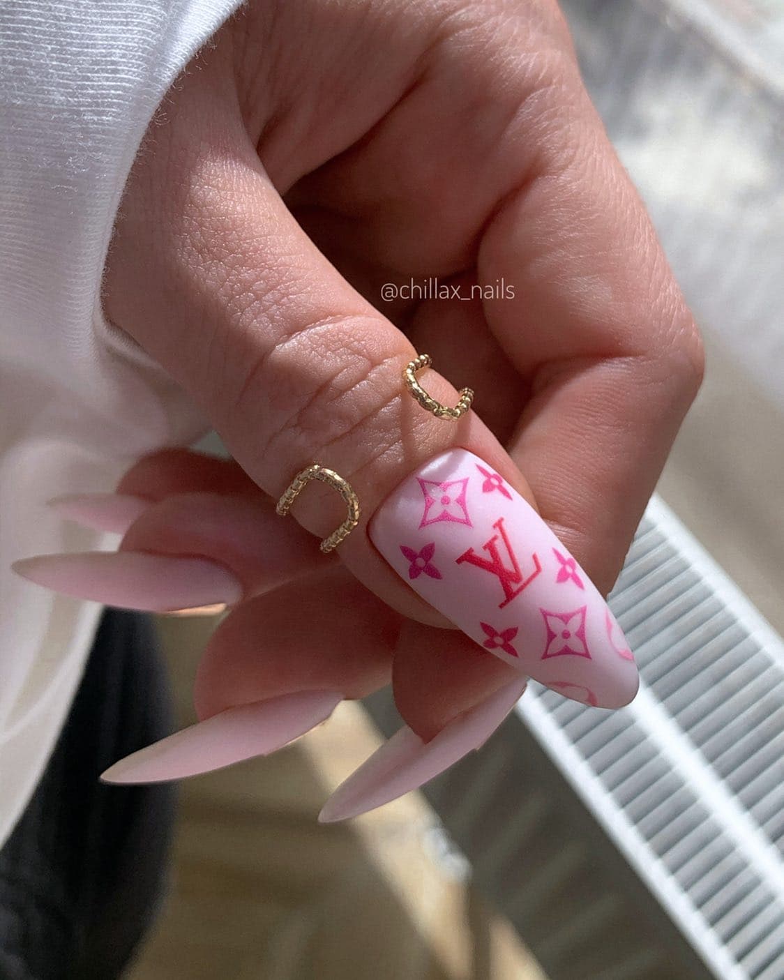Hot Pink Nails Photo №162