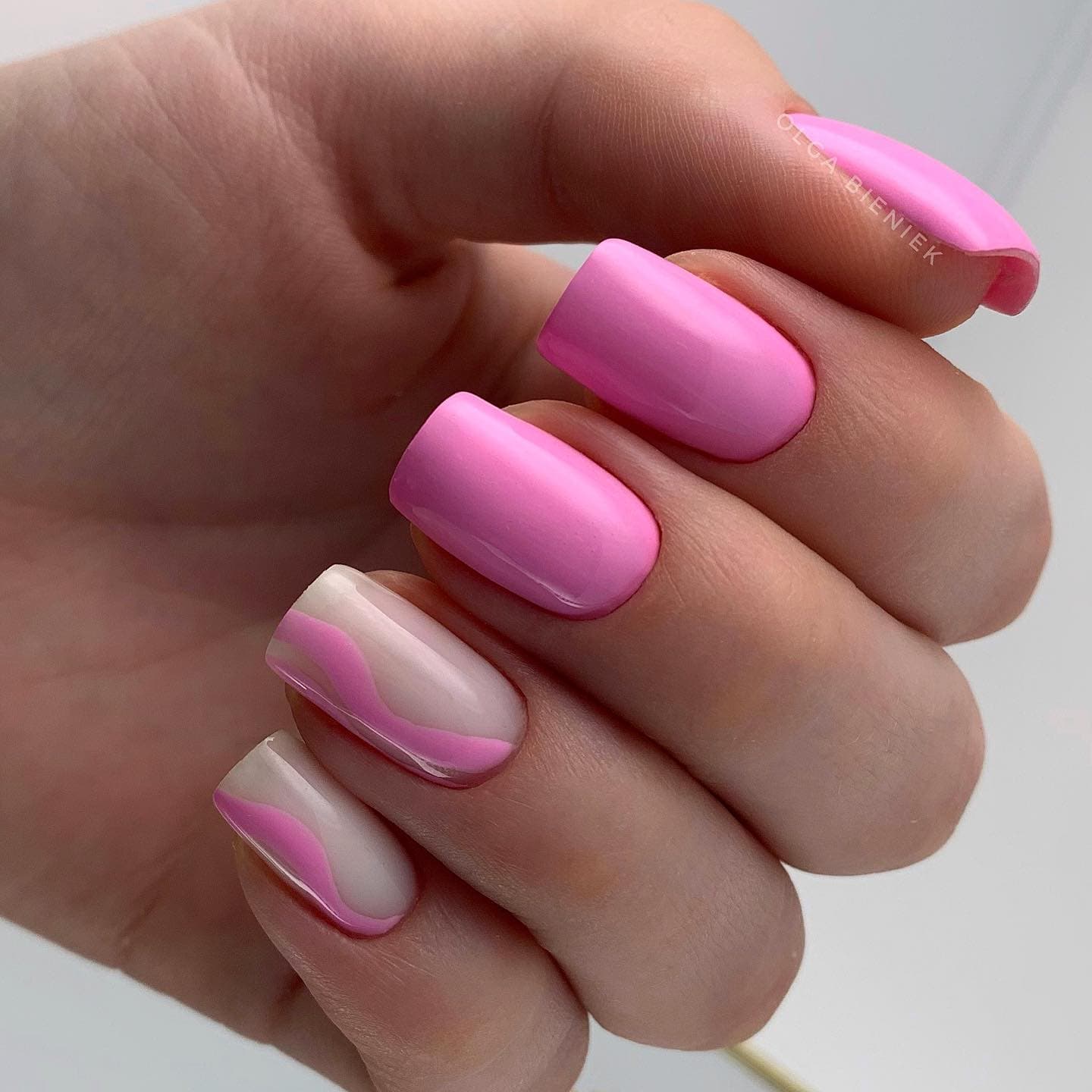 Hot Pink Nails Photo №172