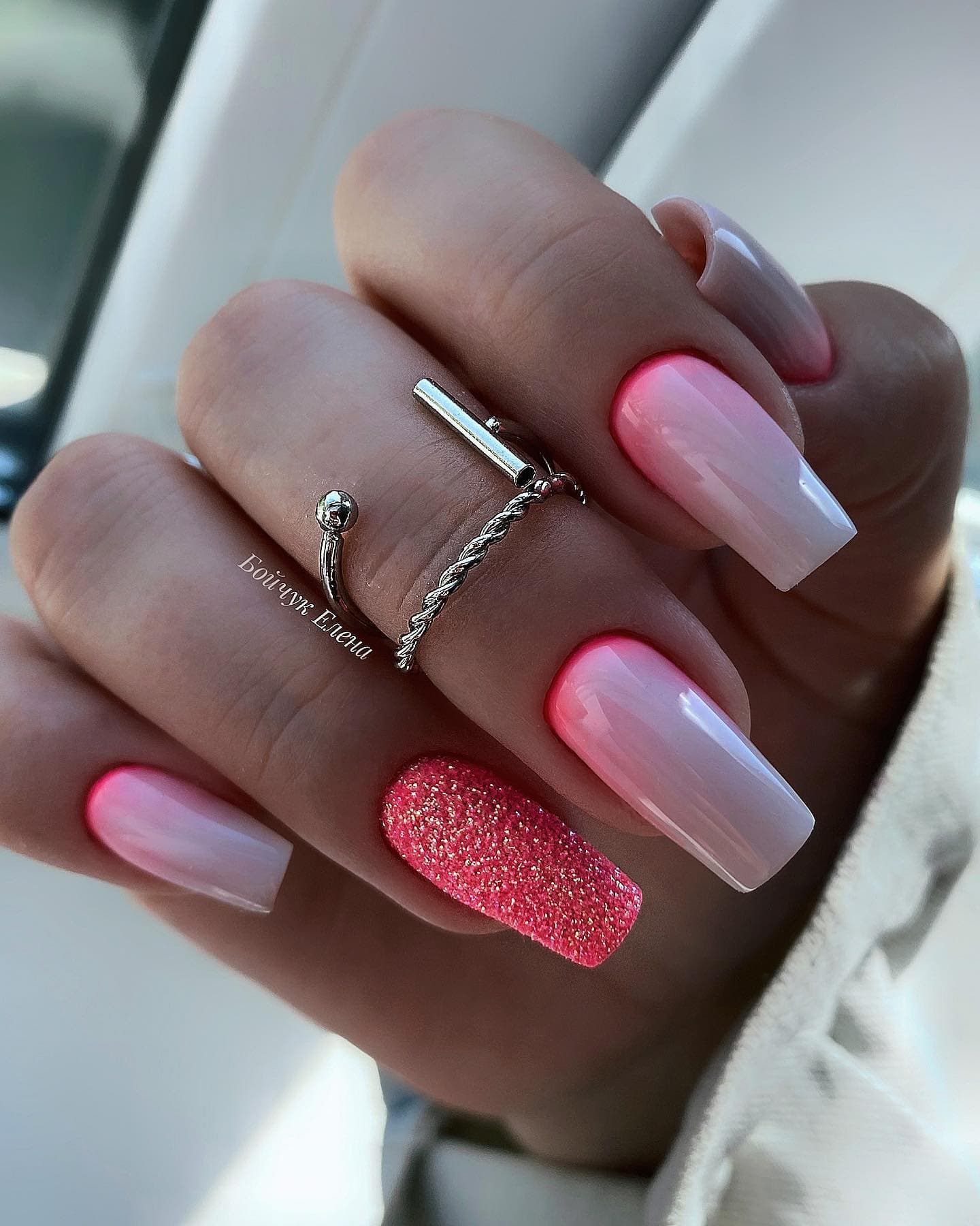 Hot Pink Nails Photo №188
