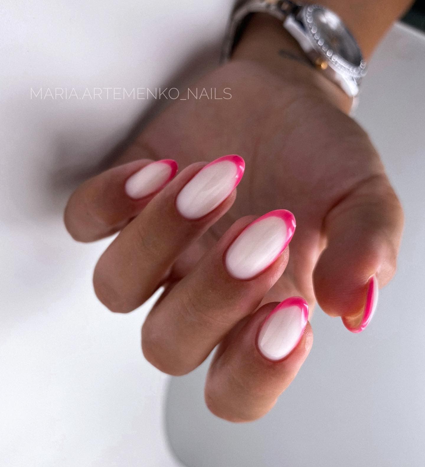 Hot Pink Nails Photo №192