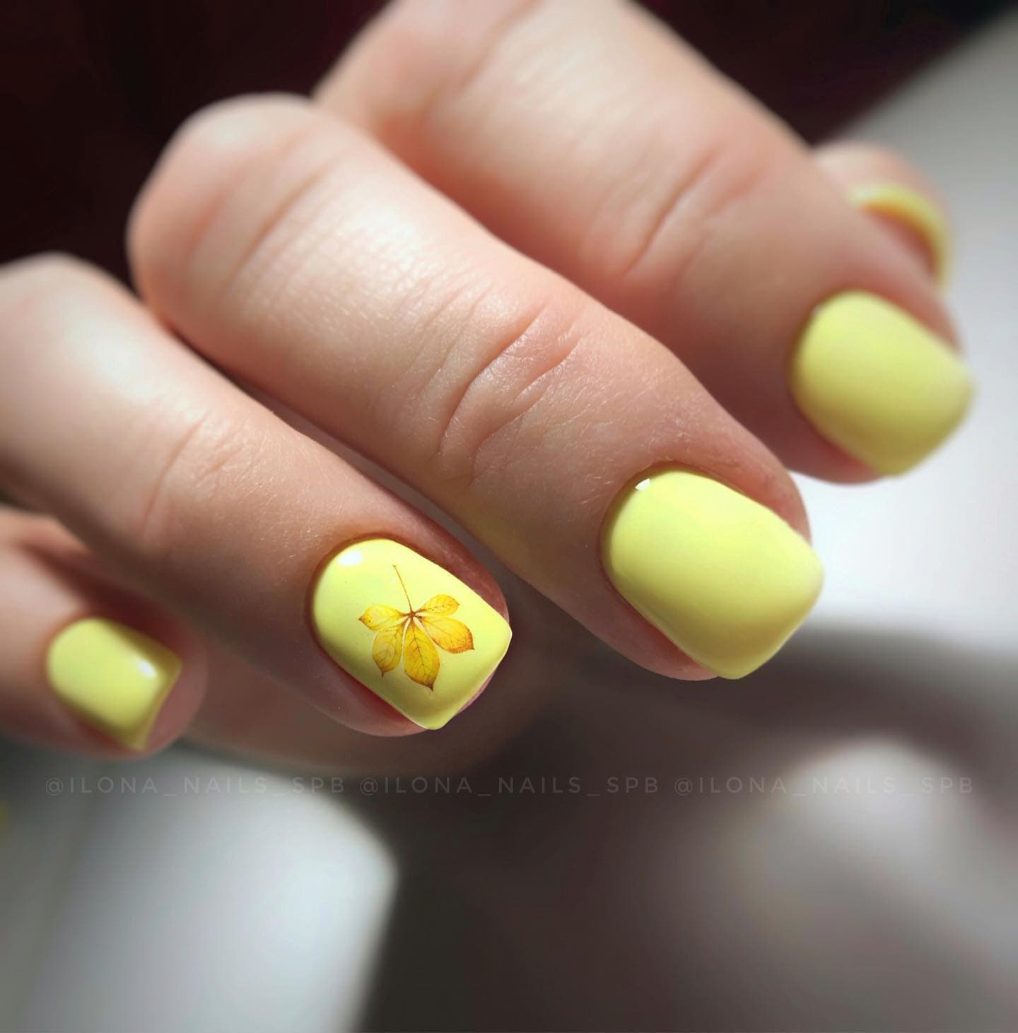 Yellow Nail Designs Photo №22