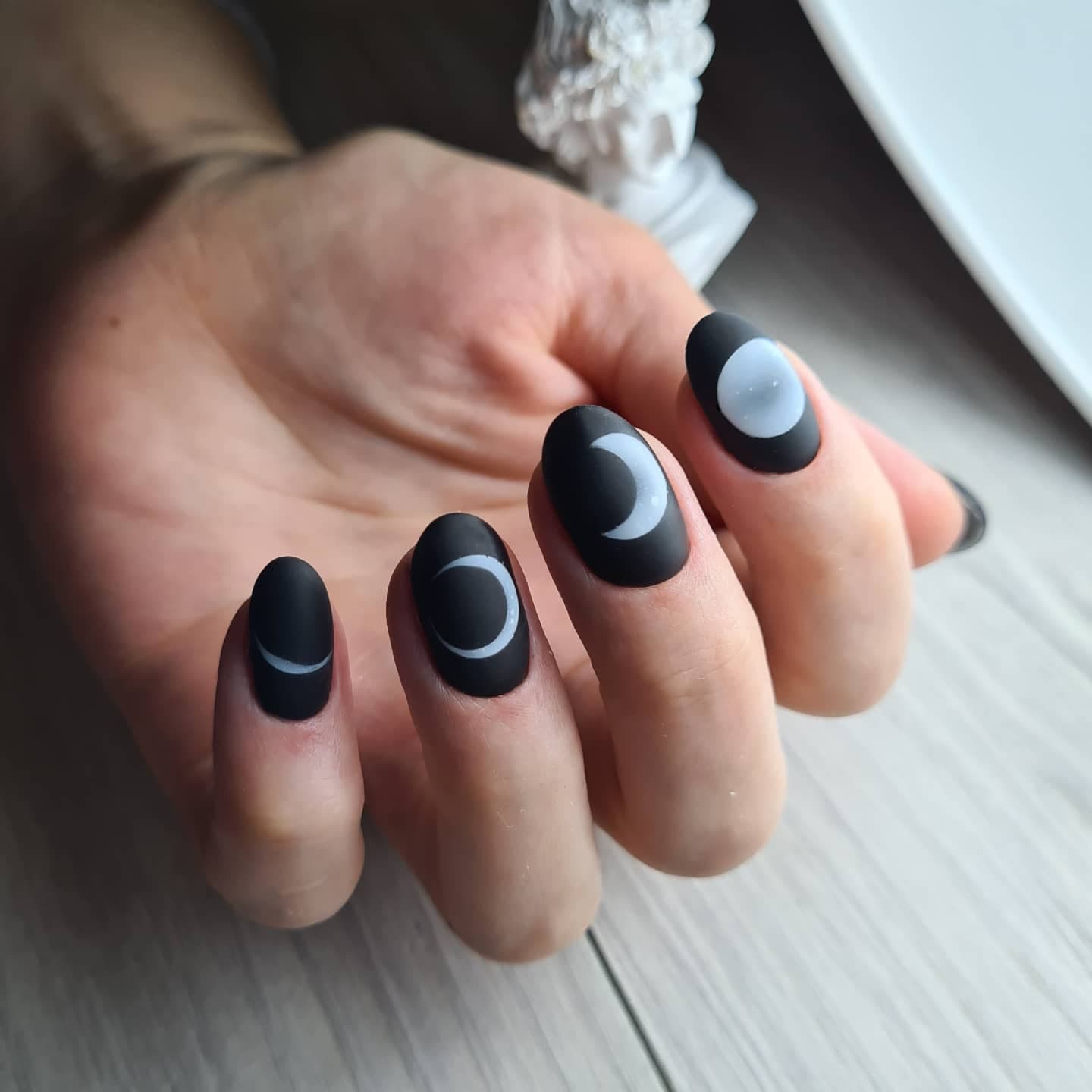 Black Nail Designs Photo №61