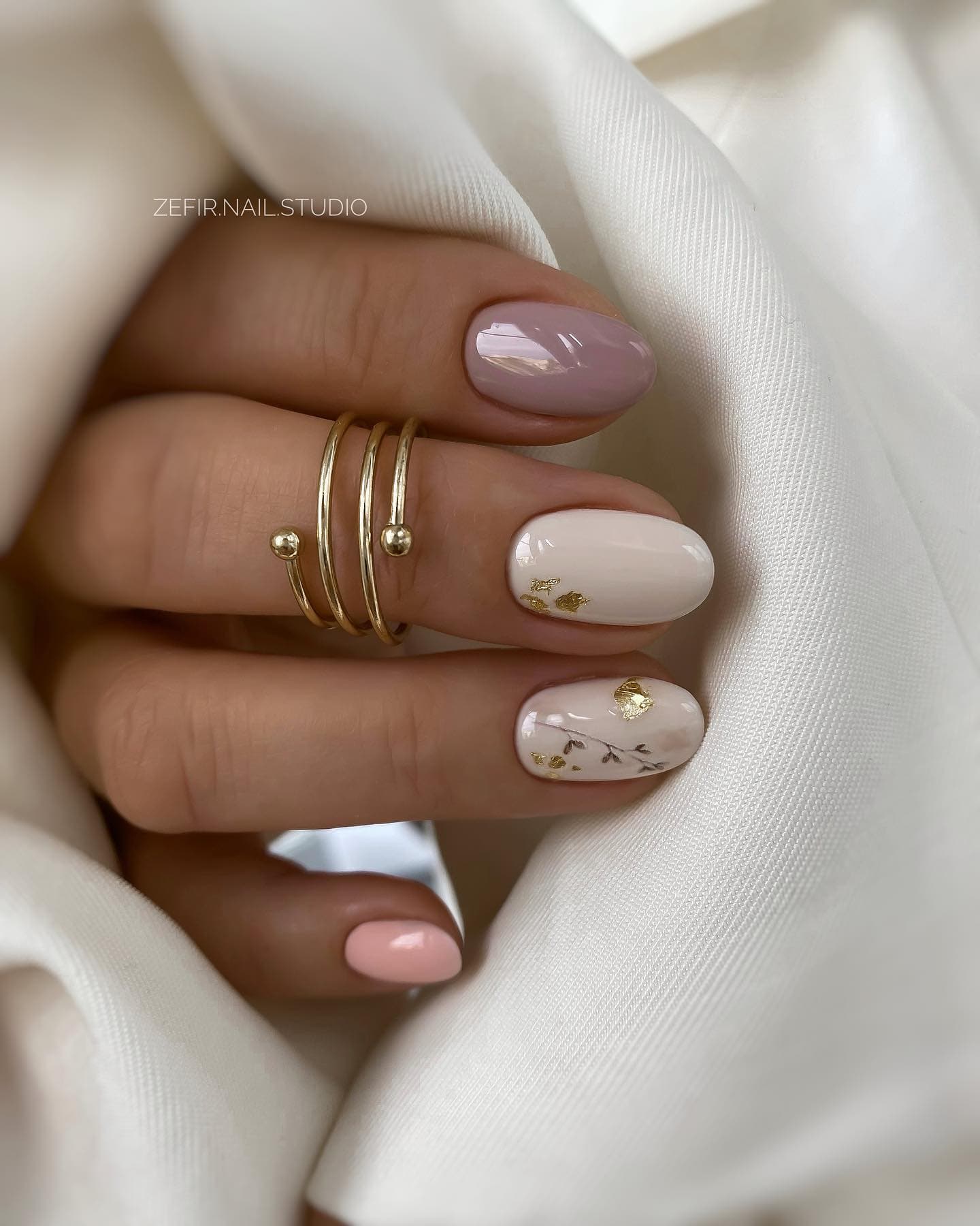 Wedding Nails for Bride Photo №139