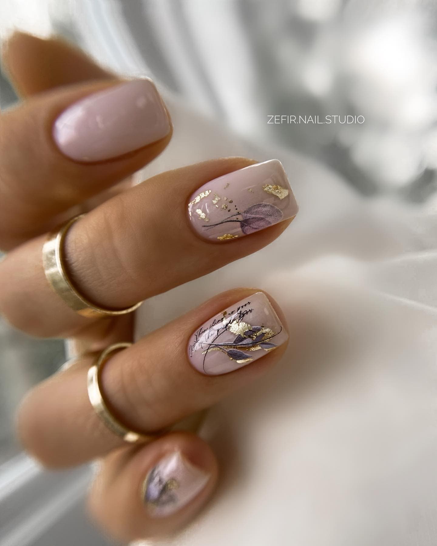 Wedding Nails for Bride Photo №144
