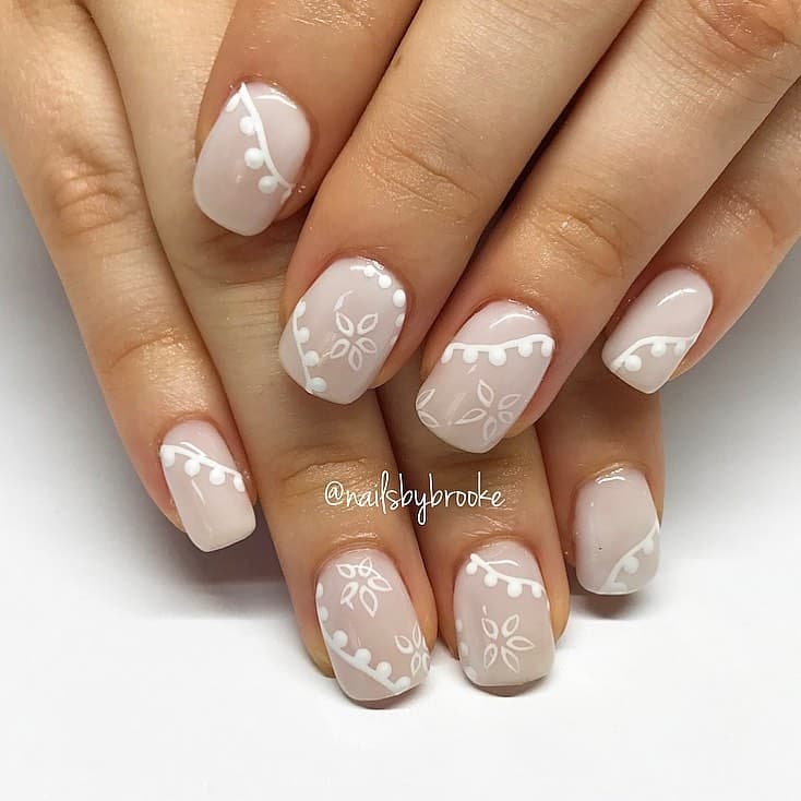 Wedding Nails for Bride Photo №22