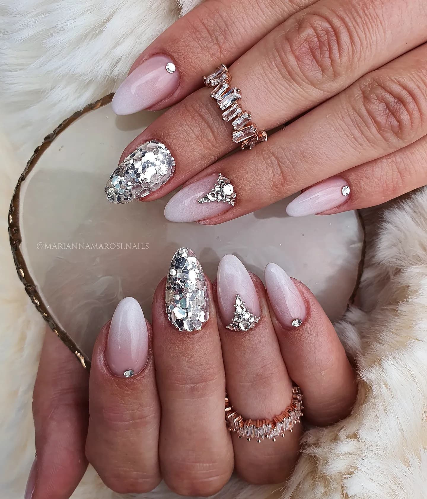 Wedding Nails for Bride Photo №26